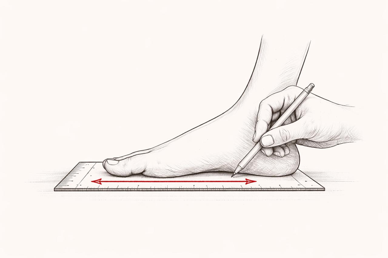 How to measure foot